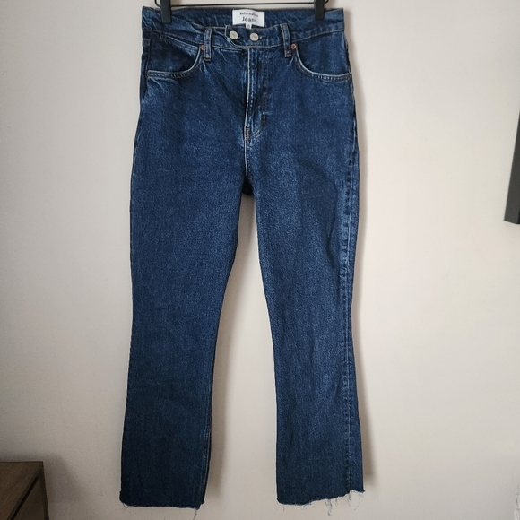 Reformation | Donna High Waist Raw Hem Bootcut Jeans in Amani - Size 28 - Picture 2 of 11